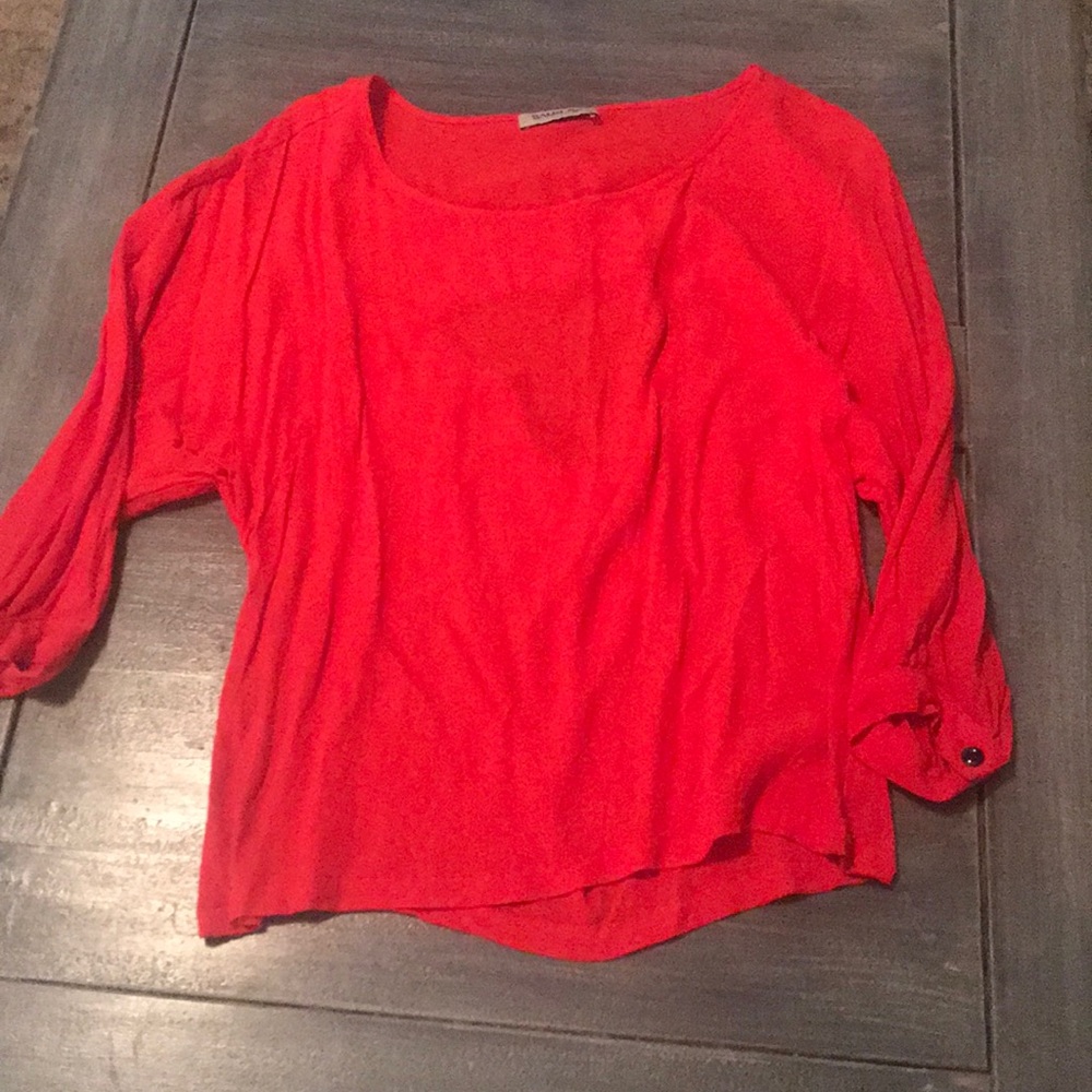Red blouse!